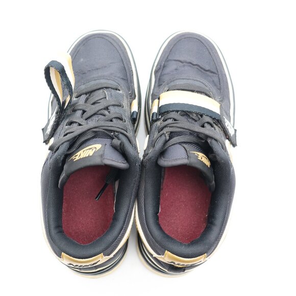 Nike Vandal 2X Black Matellic Gold Women’s US 7.5 Platform Sneakers AO2868-002 - Picture 9 of 11